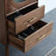 Multi-functional minimalist corner storage cabinet