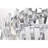 Quara 26 Inch Modern Glam Modern Crystal Ceiling Fan 6 Light with Remote