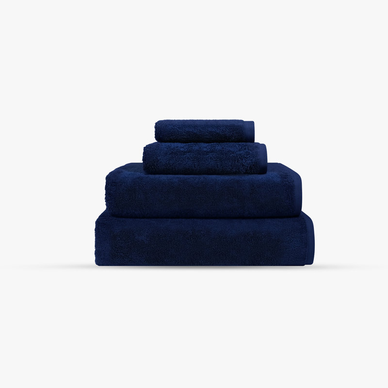 Ensemble de 2 serviettes de bain Mac, Bleu marine