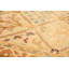 Tapis décoratif beige en laine noué à la main de conception unique 4 pi x 5 pi 10 po noué à la main New Age
