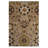 Rectangle Urda-Keshan Wool Area Rug with Non-Slip Backing-1960396280
