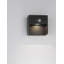 Black Integrated LED Outdoor Flush Mount