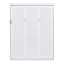 Grand lit escamotable mural avec tablettes encastrées et grand lit mural blanc moderne