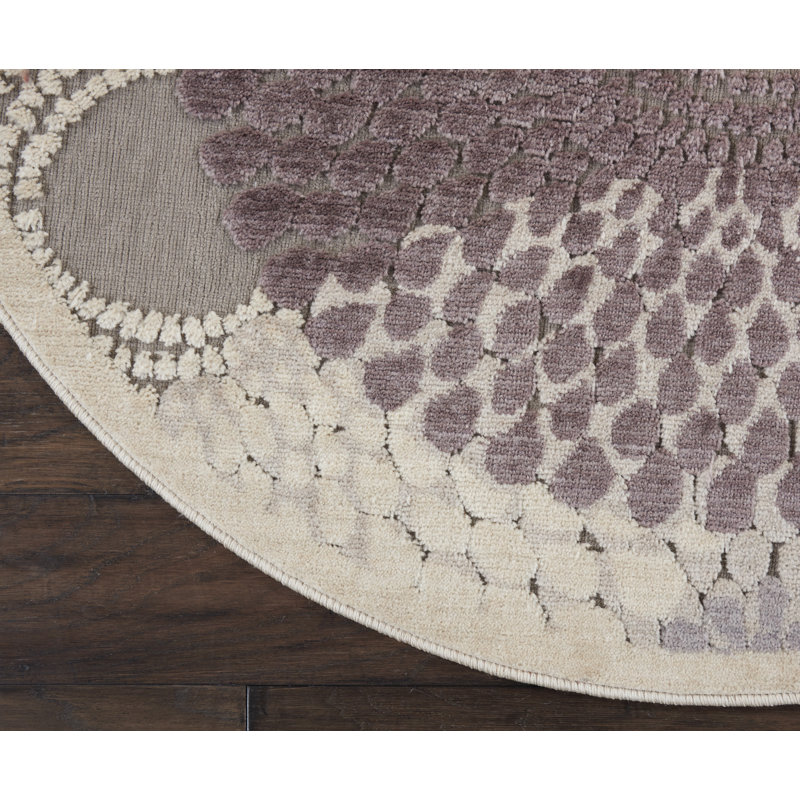 Arnim Geometric Indoor Rug, Round 4'