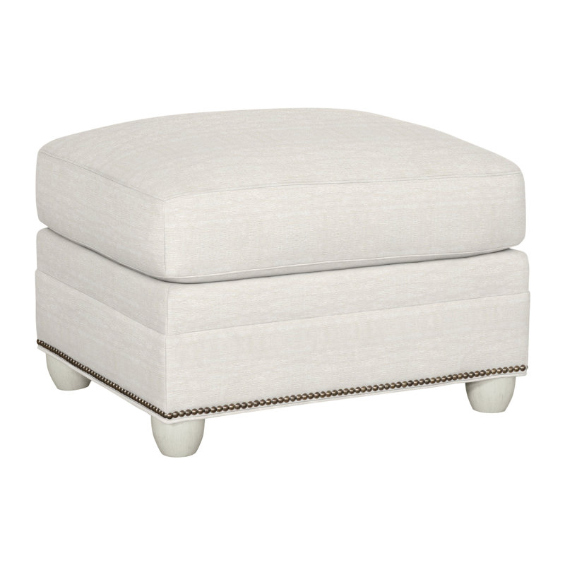 Fairgrove Upholstered Ottoman, Wrenn, Nadia Parchment, No