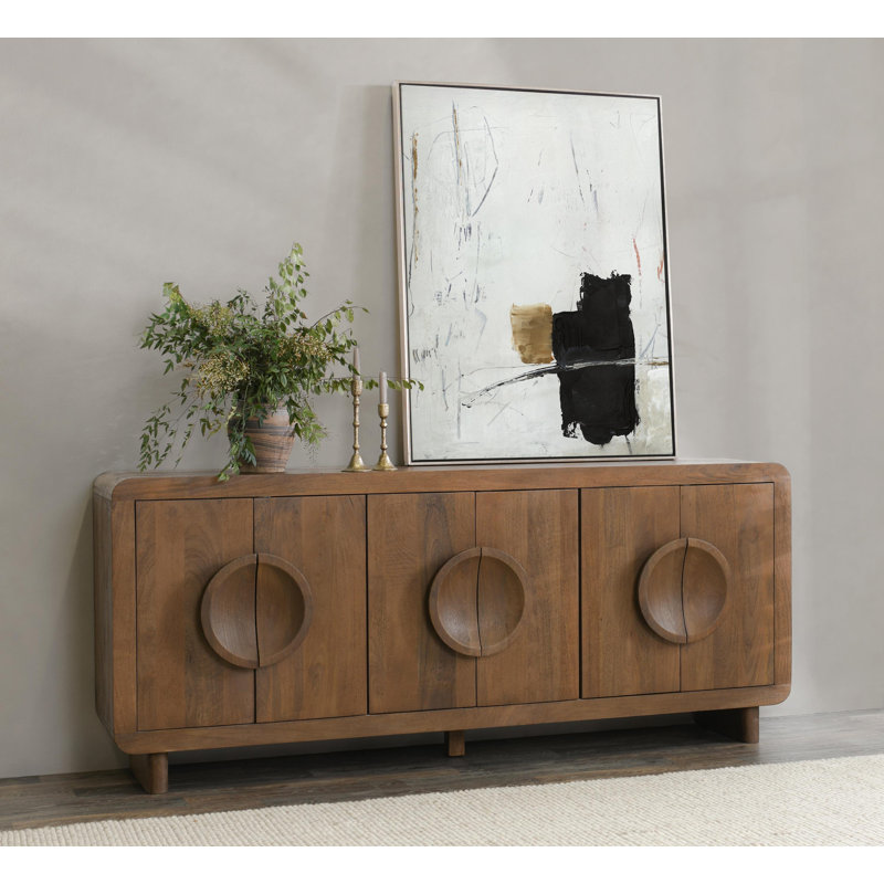 Vally 6 Door Solid Wood Sideboard