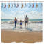 Sea Theme Shower Curtain Hooks - Decorative Shower Curtain Rings Rust Proof Shower Hooks,Ocean Beach Shower Curtain Hooks, Coastal Tropical Bathroom Decor