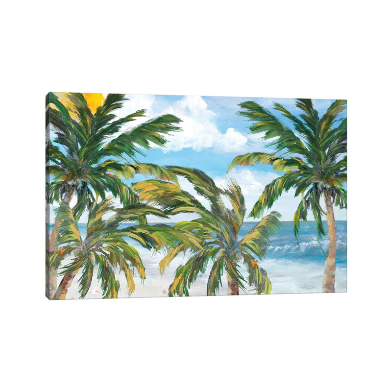 Tropical Trees Paradise 1 Piece Wrapped Canvas Painting, 30.48cm H x 45.72cm W x 1.9cm D