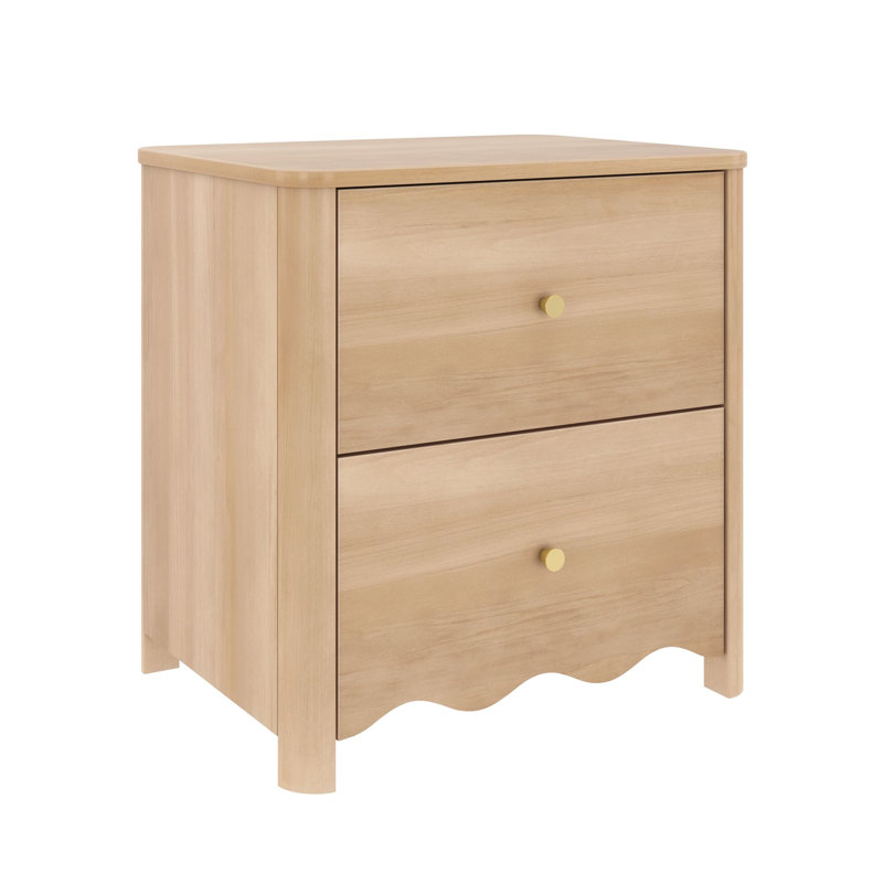 Table de chevet 2 tiroirs Setzer, Blonde