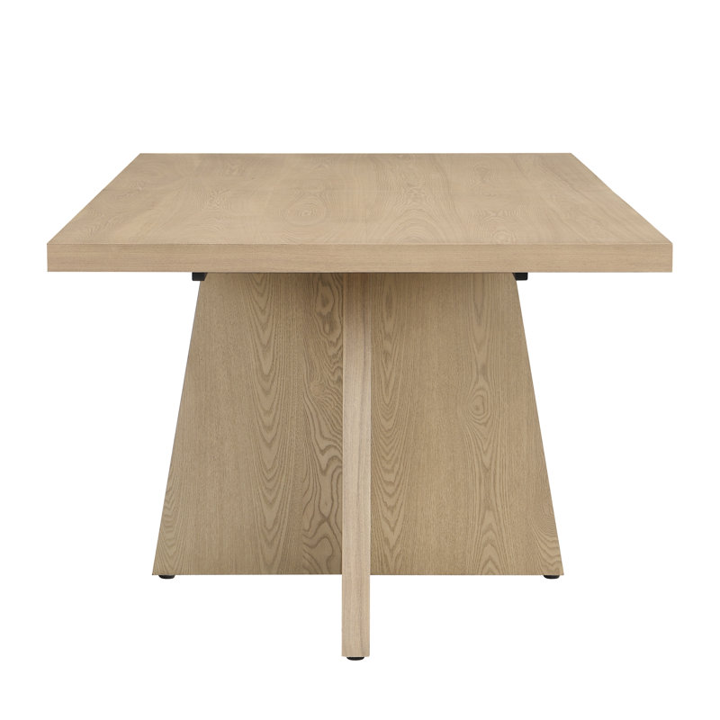 Table de salle à manger Huxen, Frêne clair