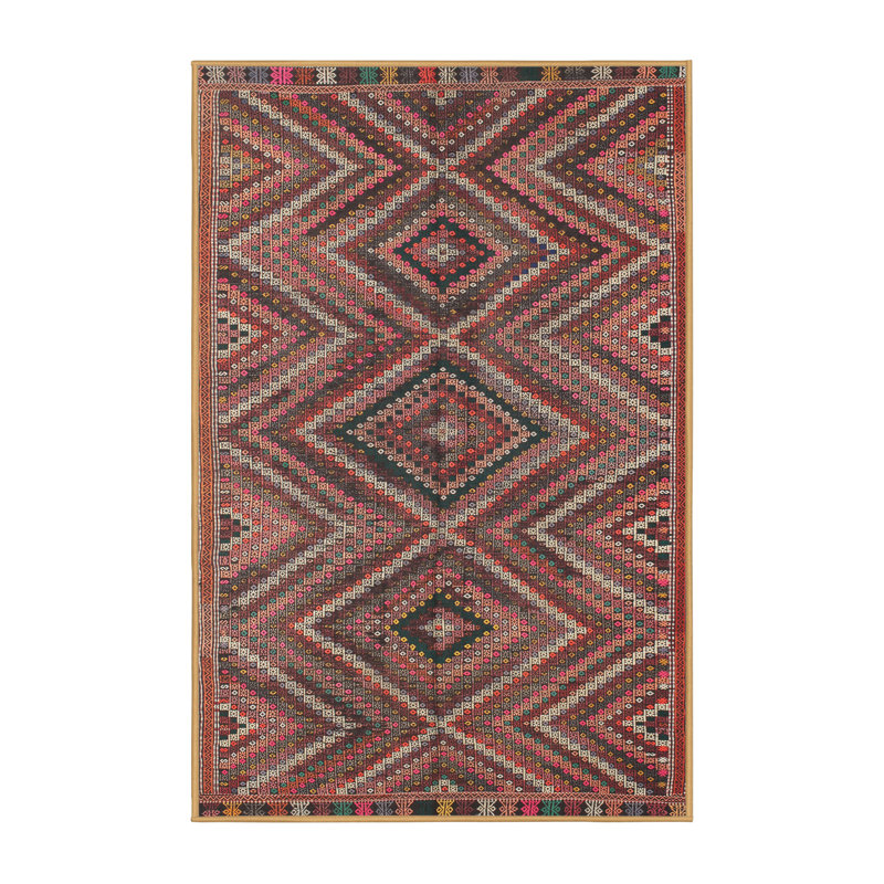 Tapis contemporain brun / marron, Rectangle 8 pi x 12 pi