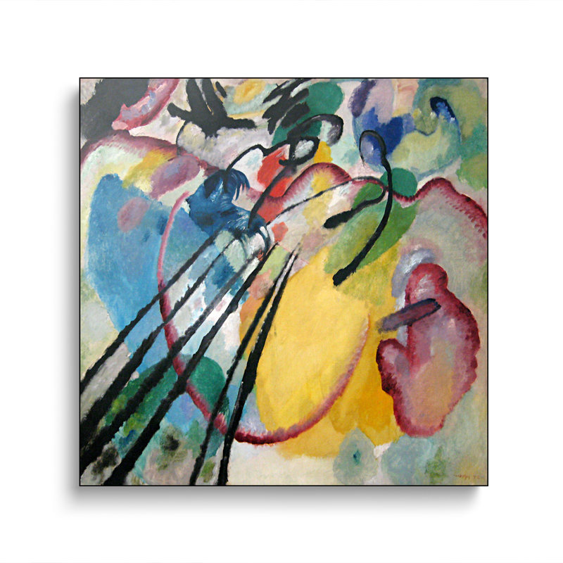 Impression sur toile par Steassix, improvisation 26 (aviron) par Wassily Kandinsky