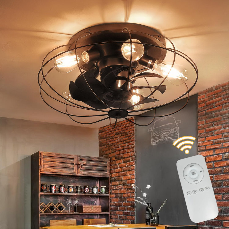 Ventilateur de plafond 18,9 "avec lumière Jerek