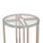 Lanterna Glass Top End Table