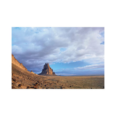 Shiprock, the Basalt Core of an Extinct Volcano 1 Piece Wrapped Canvas Wall Art
