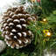 6PCS Christmas Tree Set – 4 Trees with Sturdy Bases, 1 Pre-Lit Wreath, 1 Garland, Warm White Lights, Easy to Shape & Wobble-Free