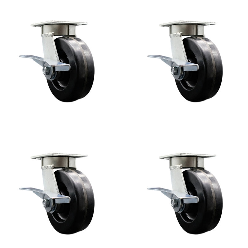 Kingpinle Swivel Caster Set with