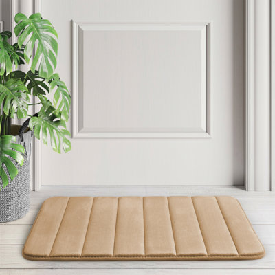 Navaiah Premium Memory Foam Bath Mat - Ultra Soft, Absorbent, Anti-Skid and Machine-Washable