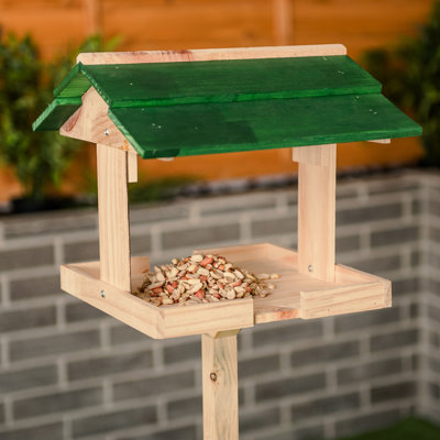 Abelardo Freestanding Tray Bird Feeder