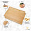 Jumblware Bamboo Cutting Board, Water-Resistant, Lightweight