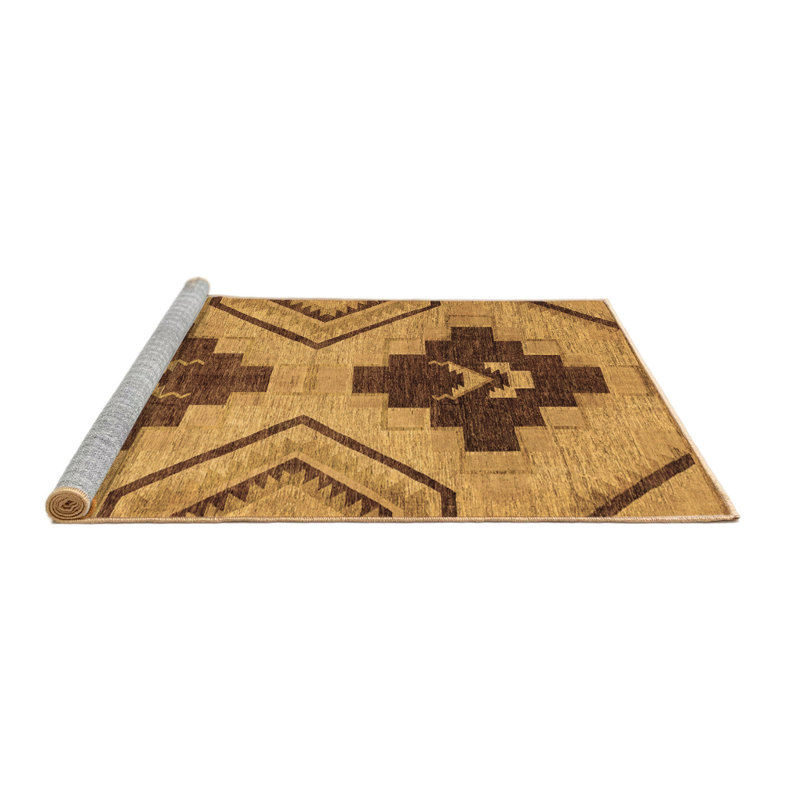 Keondric Southwestern Indoor Rug, Round 6'