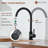 Stainless Steel Single Handle High-Arc Kitchen Faucet-71097875