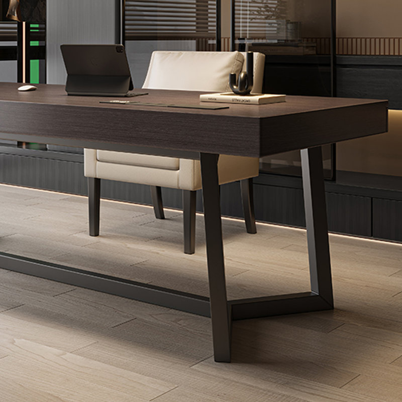 Italian minimalist modern desk, 29.53" H x 55.12" W x 27.56" D