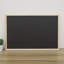 Magnetic Solid Wood Chalkboard Bulletin Board