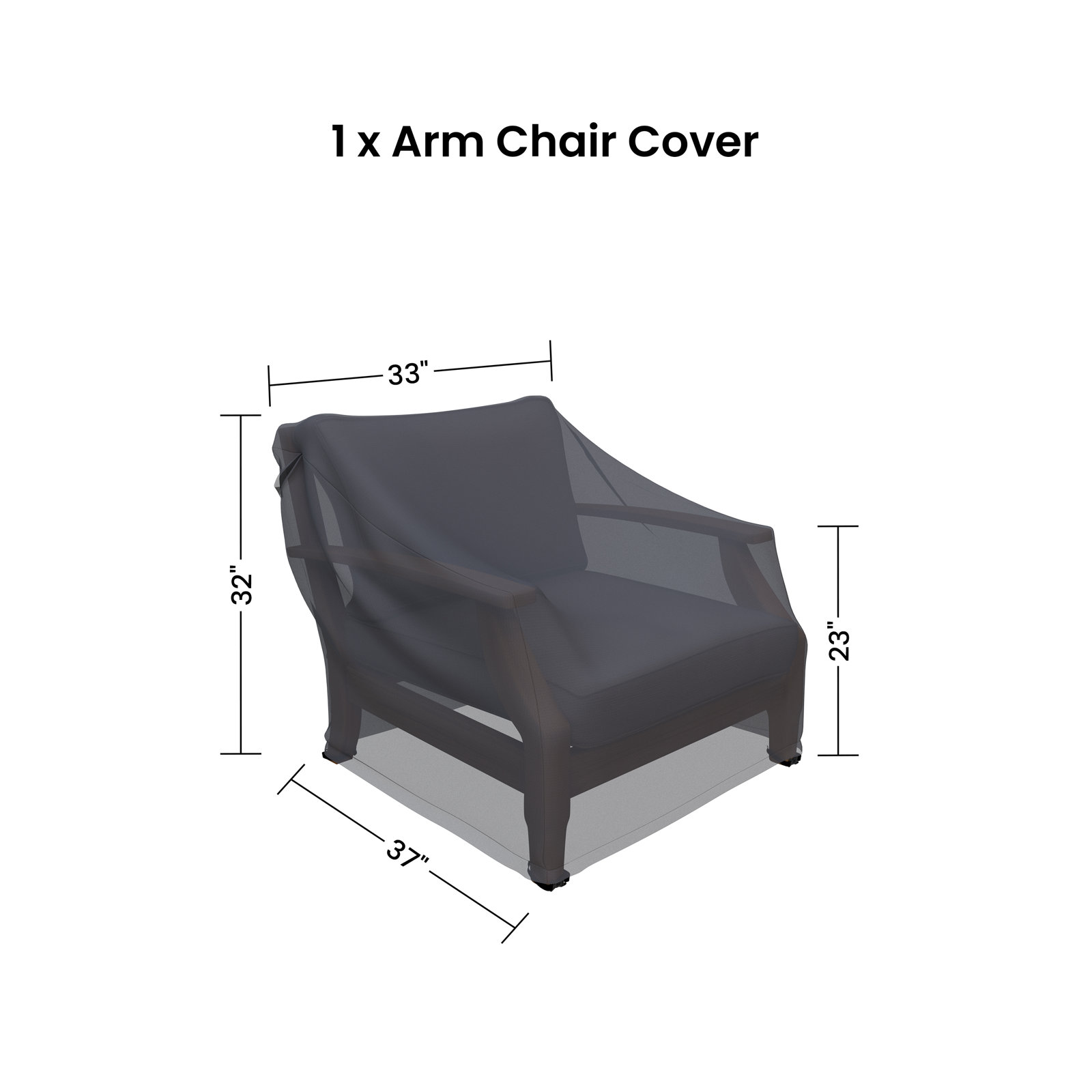 Townsend Teak Outdoor Armchair Cover