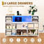 120cm W 10 - Drawer Chest of Drawers-1970936928