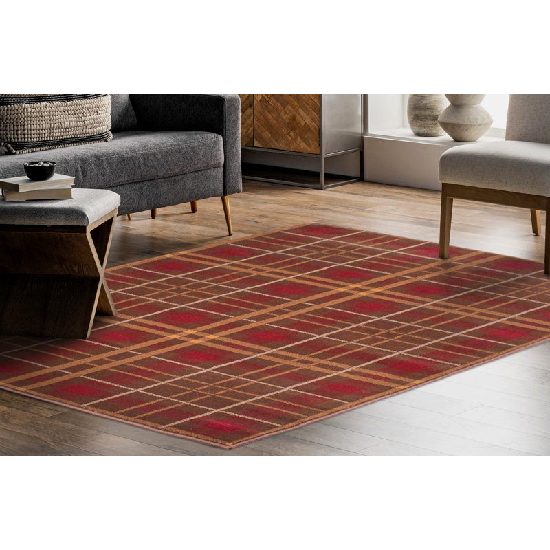 Seaforth Plaid Area Rug, Rectangle 200 x 290cm