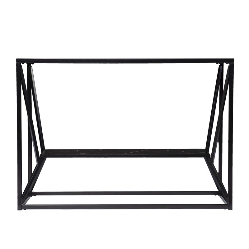 Argall Long Glass-Top Console Table