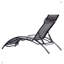 Ensemble de 2 chaises longues d'extérieur inclinables-1140515594
