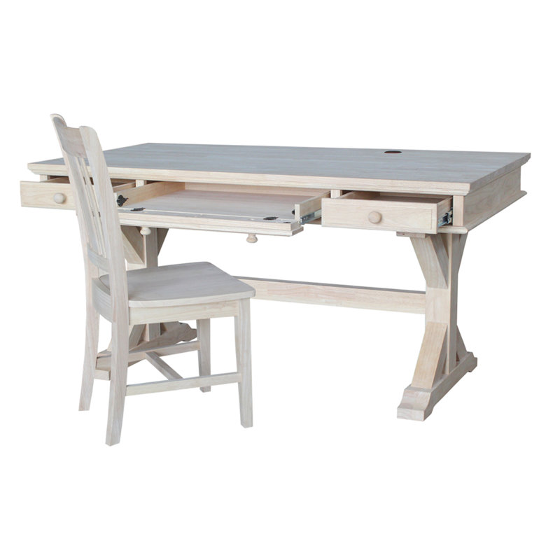 Musso Solid Wood Writing Desk