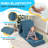 Boneless Qaba Foam Climbing Blocks, Climbing Toys for Toddlers, Indoor Soft Play Equipment for Boys and Girls, Blue