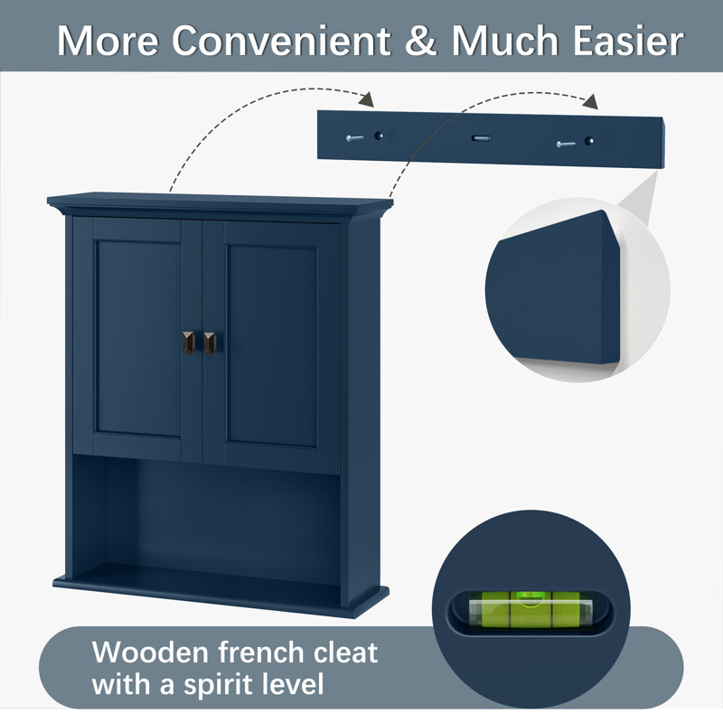 Winland Bathroom Cabinet, Ultramarine