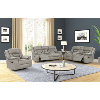 Senoria 3 - Piece Faux Leather Living Room Set