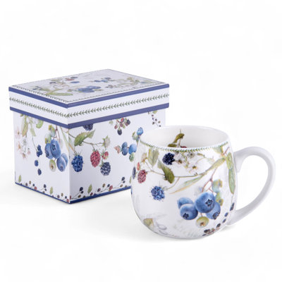 Wild Berries Big Belly Mug in Gift Box