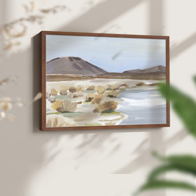 Étude de l'oasis du désert II - reproduction encadrée - réaménageable