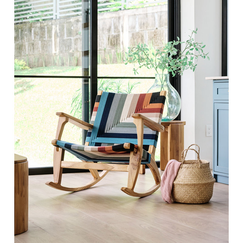 Masaya Rocking Chair, Colonial, Walnut