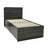 Twin Storage Bed in Dark Gray