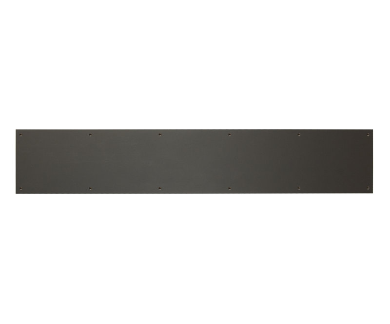 Magnetic Mount Kick Plate, Oil Rubbed Bronze, 8" H x 34" W x 0.05" D