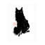 «Black Cat 02» par Pechane, impression sur toile tendue-1747497111