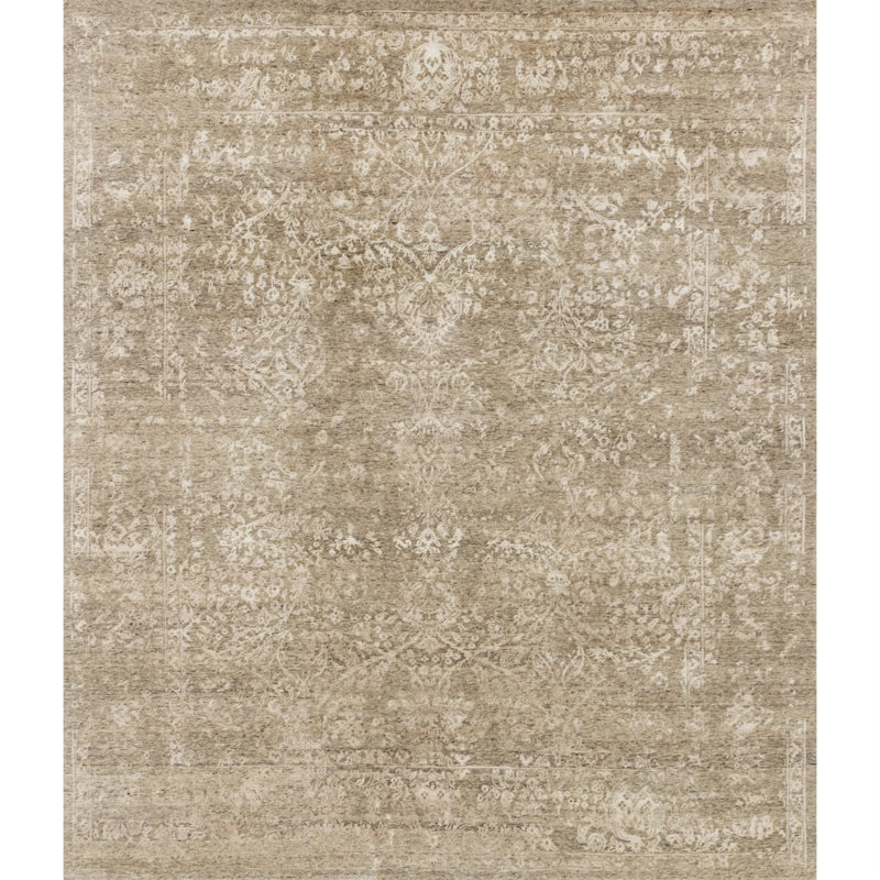 Hand Knotted Oriental Indoor Rug, Rectangle 11'6" x 15'