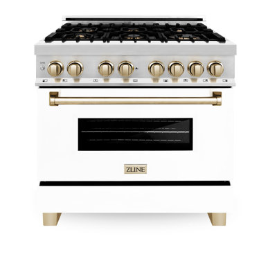Édition autographe ZLINE 4,6 pieds cubes Pi. Cuisinière Legacy Dual Combustible