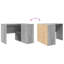 Corner Desk 102X88x75 Cm Engineered Wood-1991332057