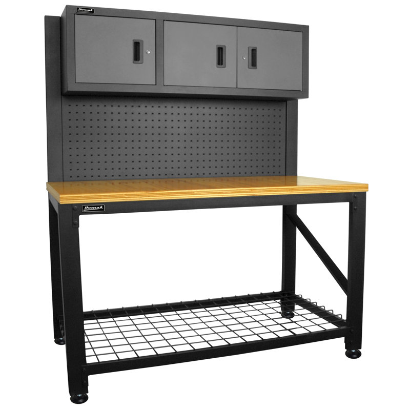 59.25 " W Adjustable Workbench