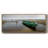 Green One- Framed Canvas