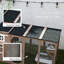 Catio d'extérieur, grande enceinte en bois pour chat avec conception à plusieurs niveaux