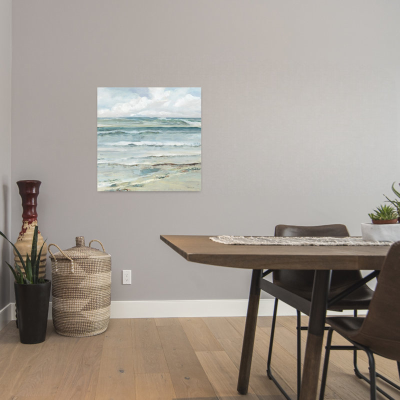 Beauté côtière à la plage avec art côtier, H 24 po x l 24 po